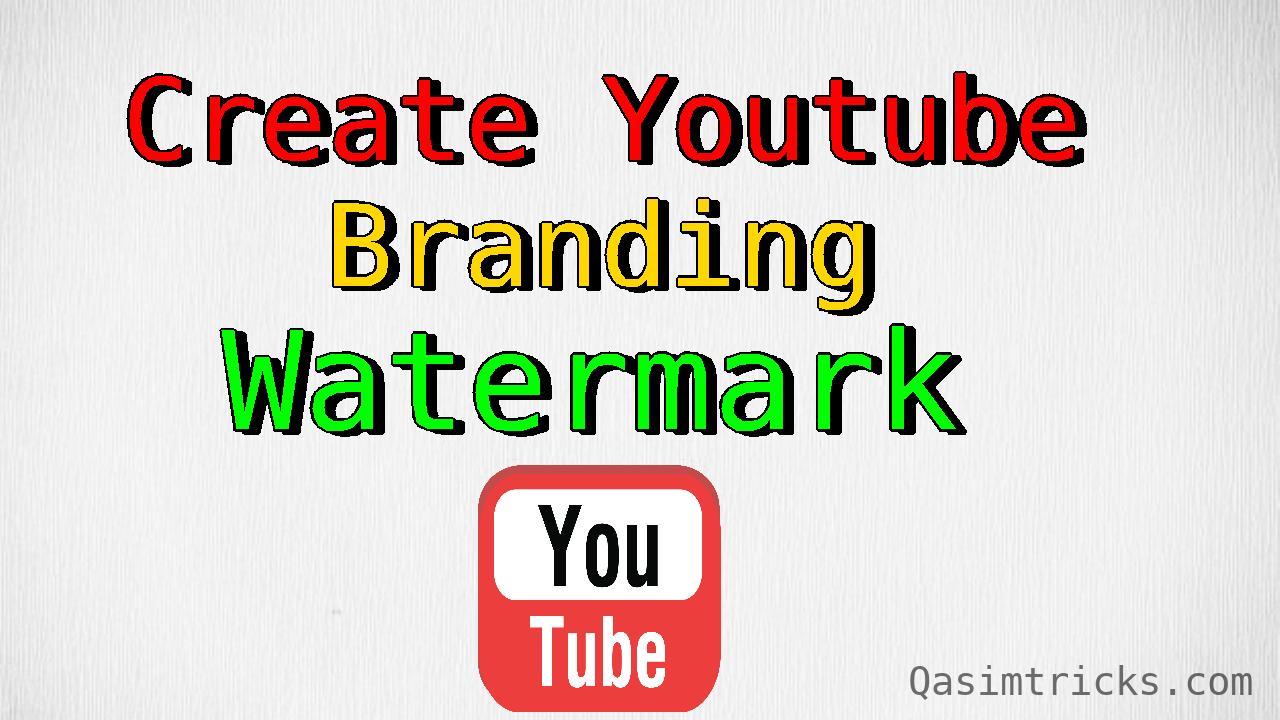 how to make a watermark on youtube