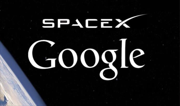 Cooperation between Google and SpaceX to create a communications network to provide Internet planetary Earth and Mars