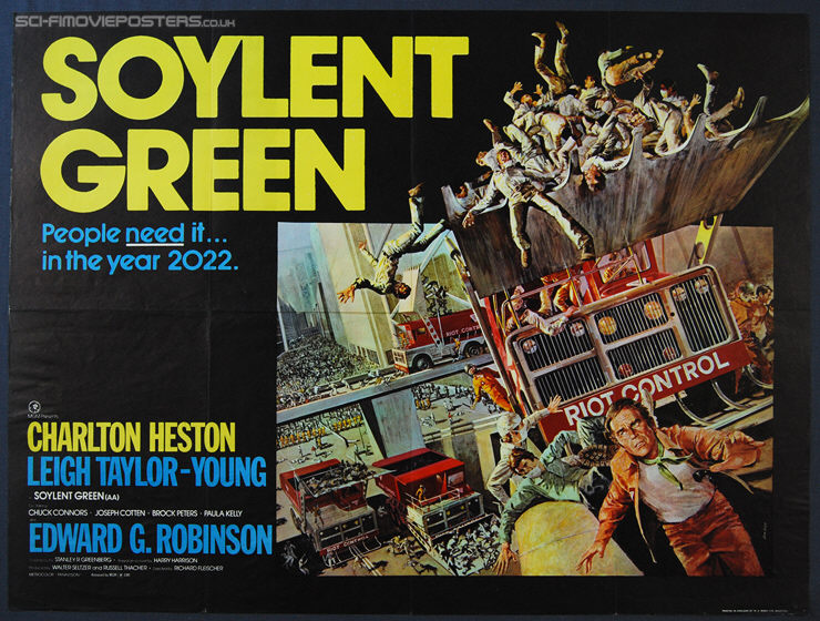 1970/'s Movie Posters Classic Cinema Soylent Green