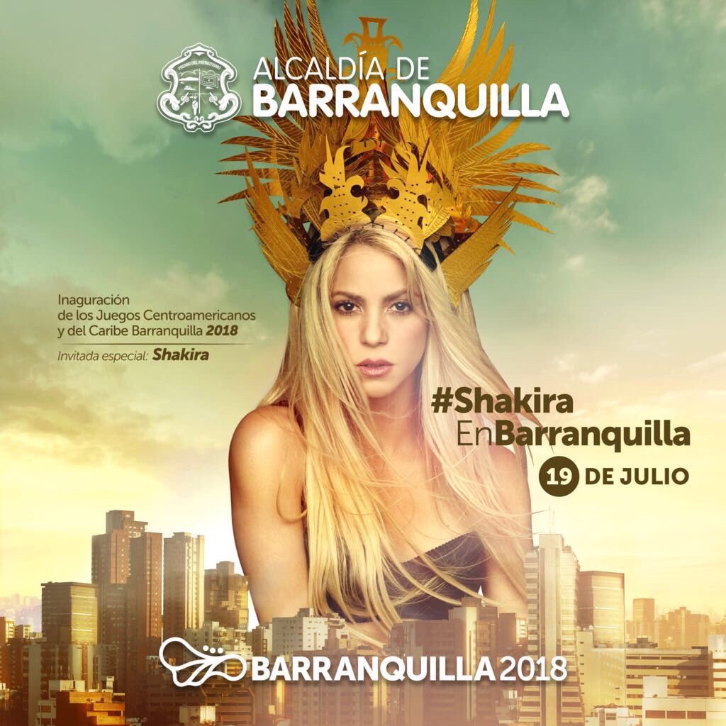 GRAN PRESENTACIÓN de Shakira en la Inauguración de los Juegos