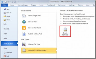 Merubah Word To Pdf Sangat Mudah Dengan Ms Word 2010, 2013 Atau 2016