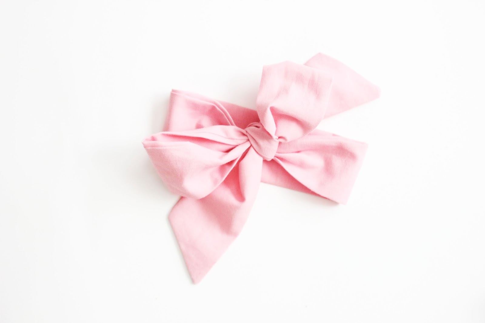 bright & bold DIY baby bow headwrap