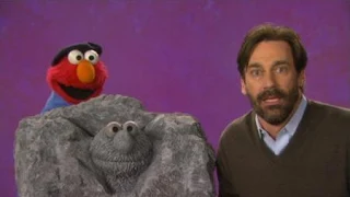 celebrity Jon Hamm talks about sculpture with Elmo. Sculpture is the word on the Street. Sesame Street Episode 4325 Porridge Art season 43