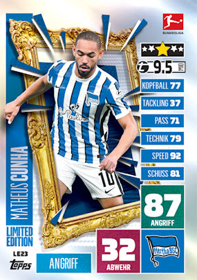 Football Cartophilic Info Exchange: Topps (Germany) - Match Attax Bundesliga  2023/24 (10) - P1-P9 - Puzzle