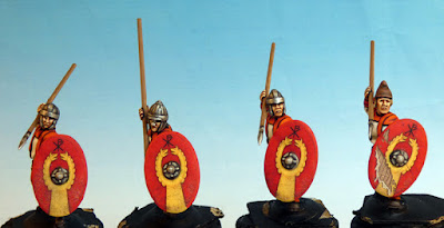 Aventine Miniatures Unarmoured Byzantine Skutatoi