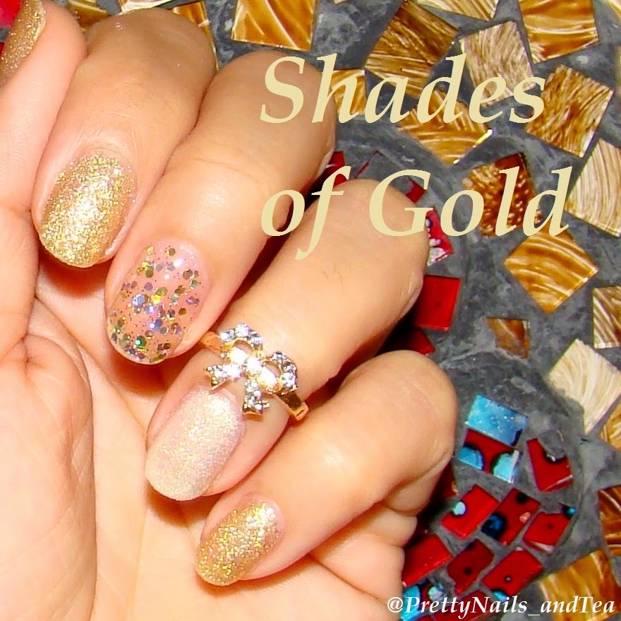 Nicole by OPI shades of gold