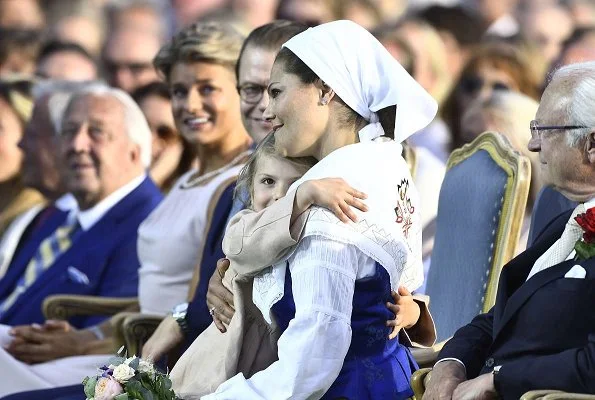 Queen Silvia, Crown Princess Victoria, Prince Daniel, Princess Estelle, Prince Carl Philip, Princess Sofia, Princess Madeleine and Christopher O'Neill