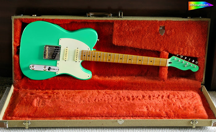 Hot-rodded plywood Squier Telecaster