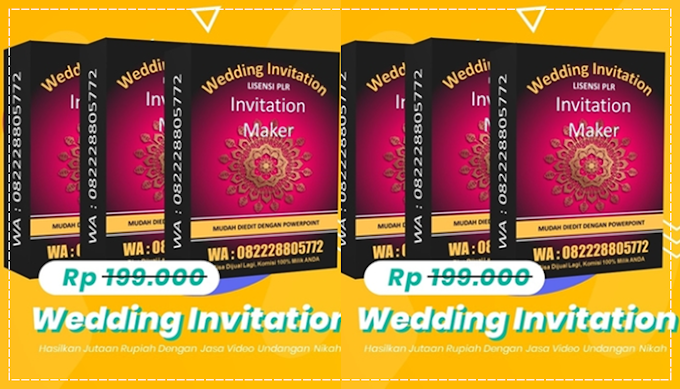 Wedding Invitation Maker Lisensi PLR