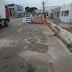 Obra na Mário Negócio deixa faixa da direita bloqueada