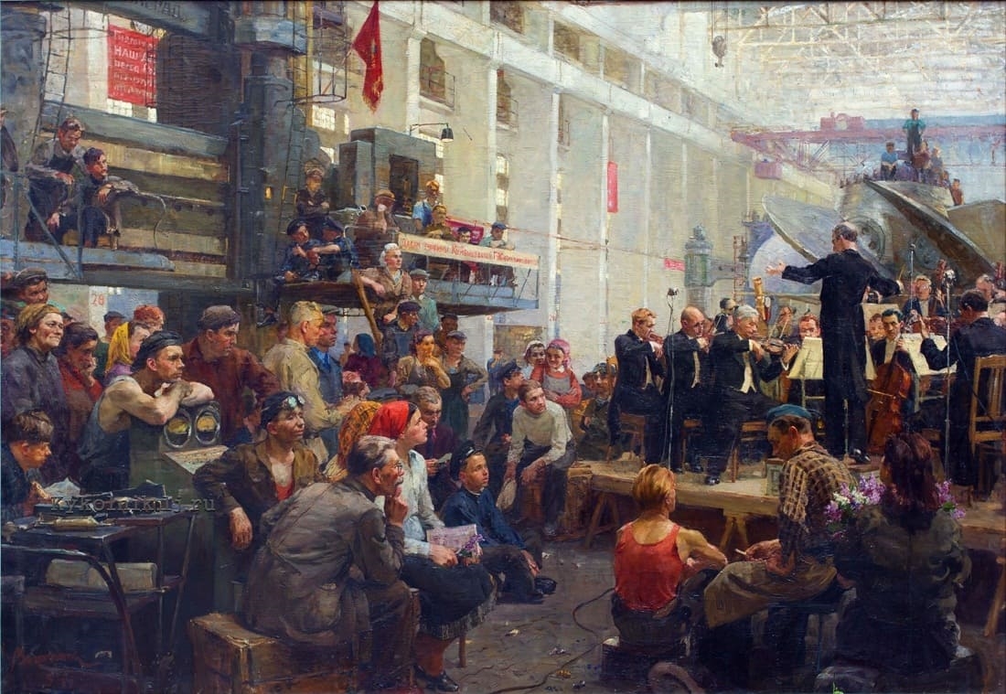 Советское искусство в 1930 таблица. Торжок художник Выржиковский.