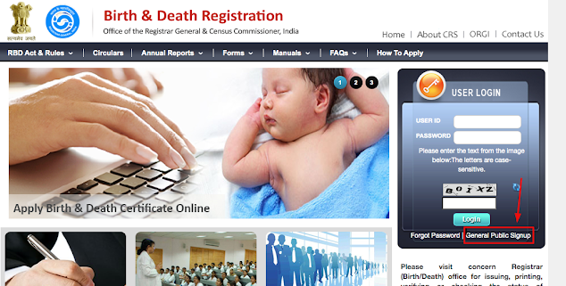 Birth certificate Online