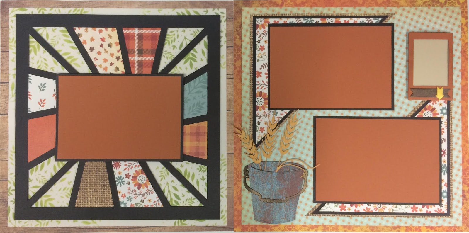 Let's Create Rapids Scrapbook Layout