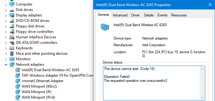 intel dual band wireless ac 7265 adapter issues windows 10 intel dual band wireless ac 7265 adapter issues windows 10