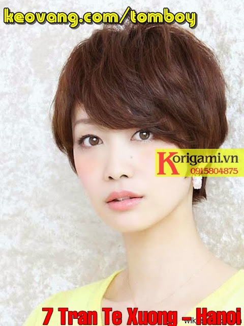 KIỂU TÓC NGẮN TOMBOY ĐẸP DÀNH CHO GƯƠNG MẶT TRÒN MŨM MĨM