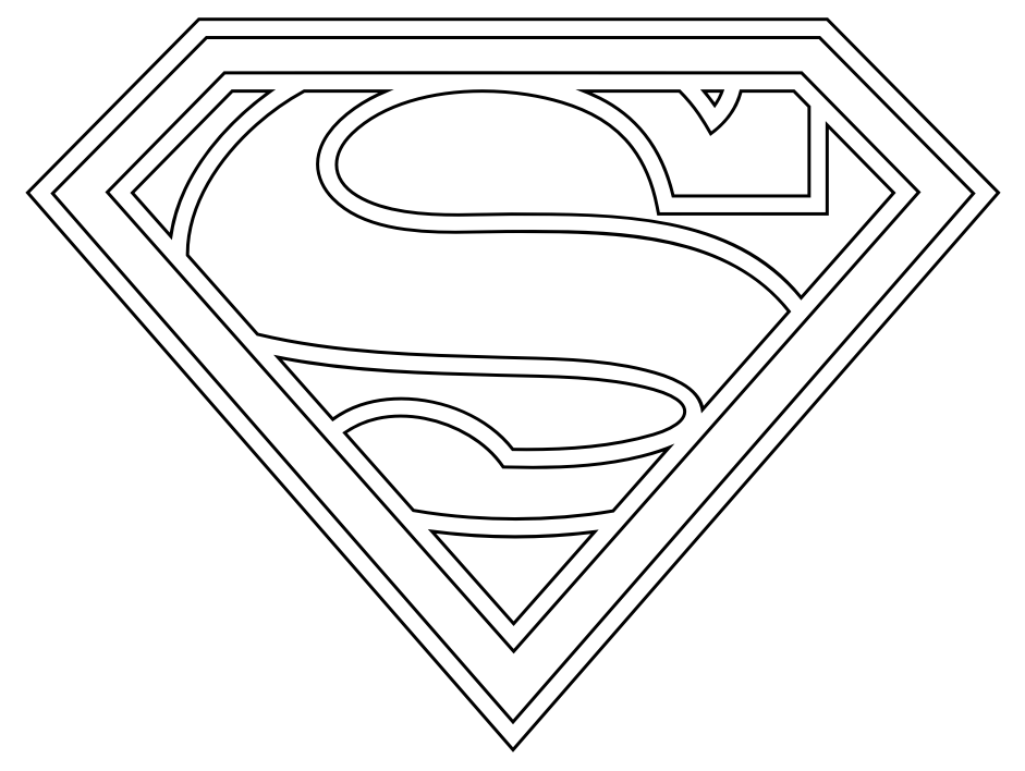 man of steel coloring pages - photo #20