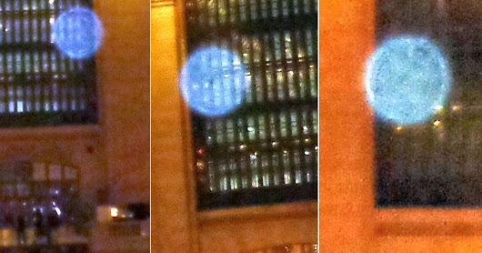 Baffling Blue Balls Align to Beveled Borders