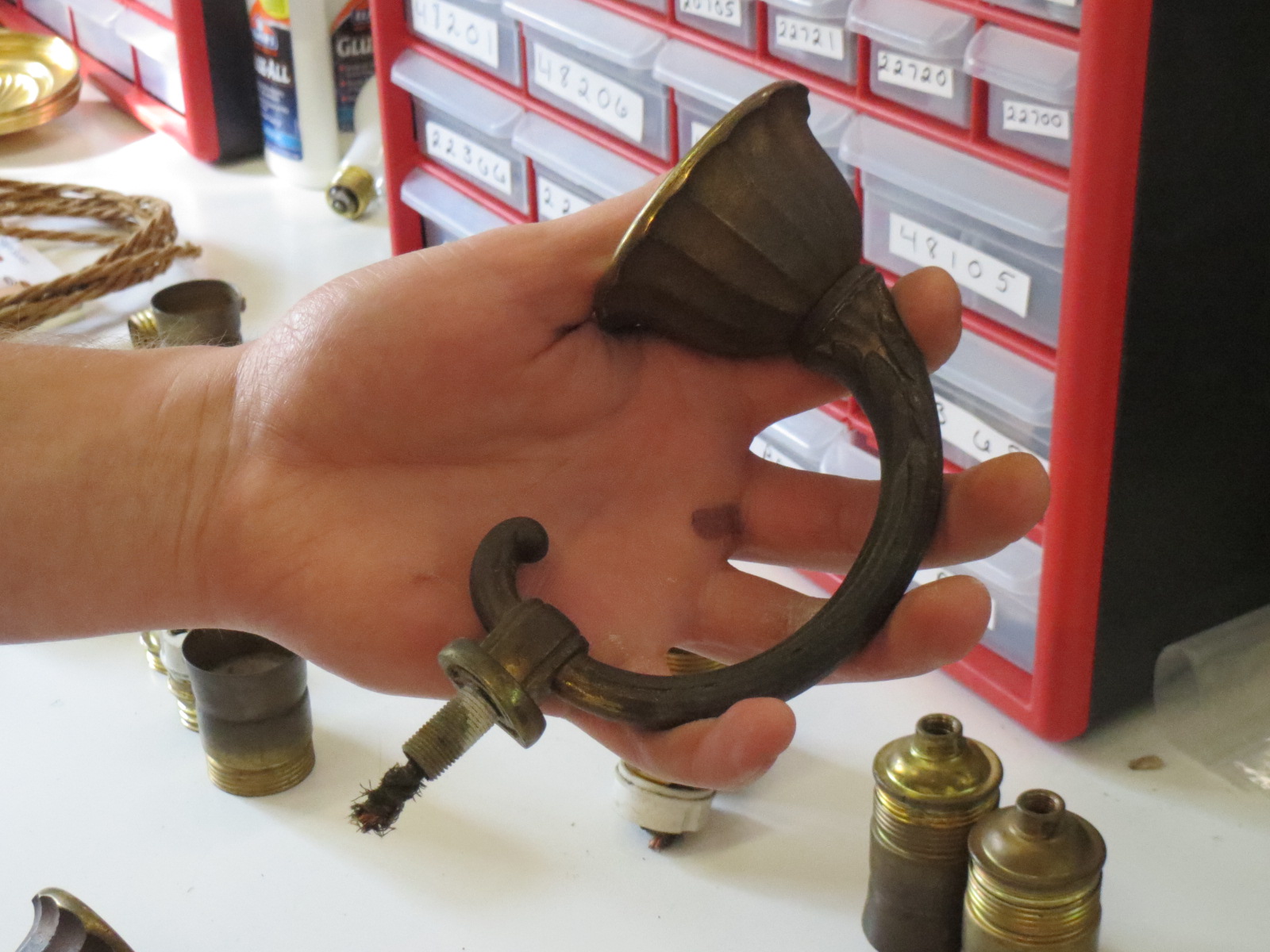 Lamp Parts and Repair Lamp Doctor How to Wire/Rewire Chandelier Arms