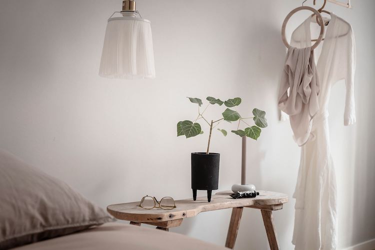 White and The perfect Light In A Small Swedish Studio