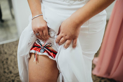 Iron Man Wedding Garter by Sugarplum Garters