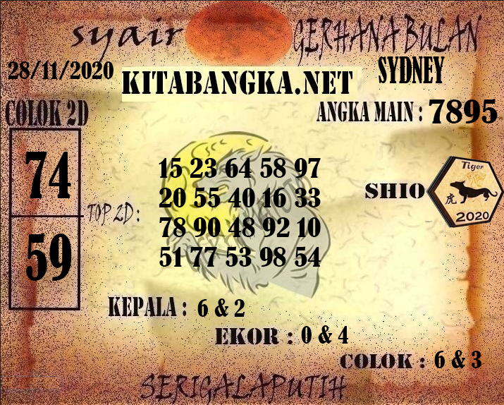 Kode Syair SDY Hari Ini Sabtu 28112020 Prediksi Syair