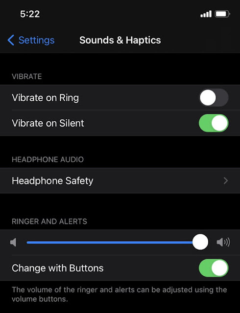 Turn off long-press vibration on iPhone