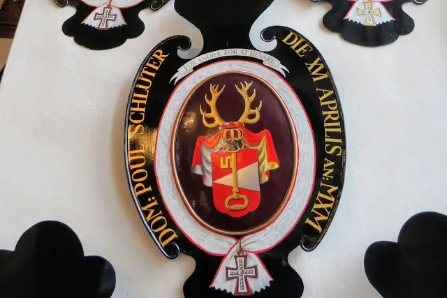 Copenhagen in Winter: Crest in the Royal Chapel at Frederiksborg Castle