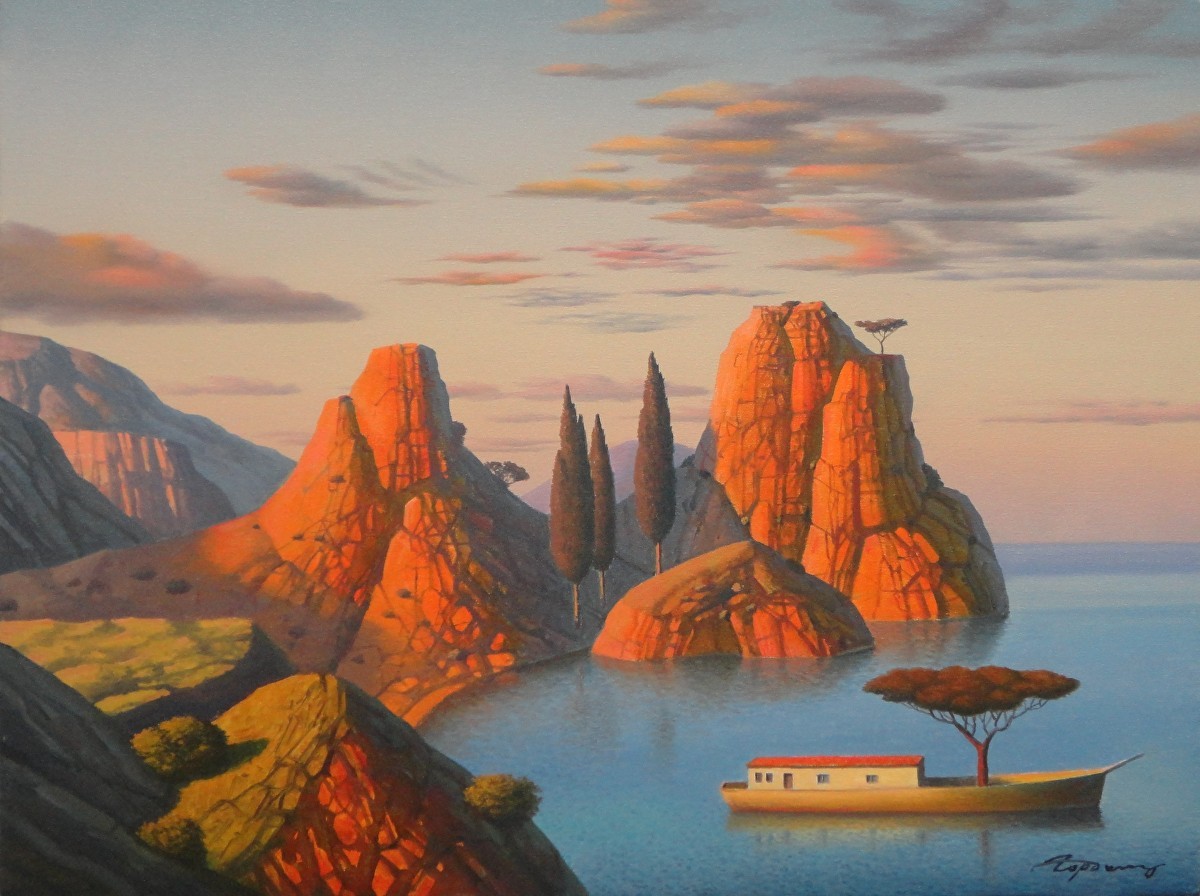 Evgeni Gordiets Red Rock Evening Evgeni Gordiets Red Rock Evening