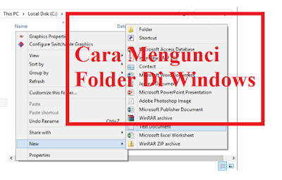 Cara Mengunci Folder Di Windows Cara Mengunci Folder Di Windows