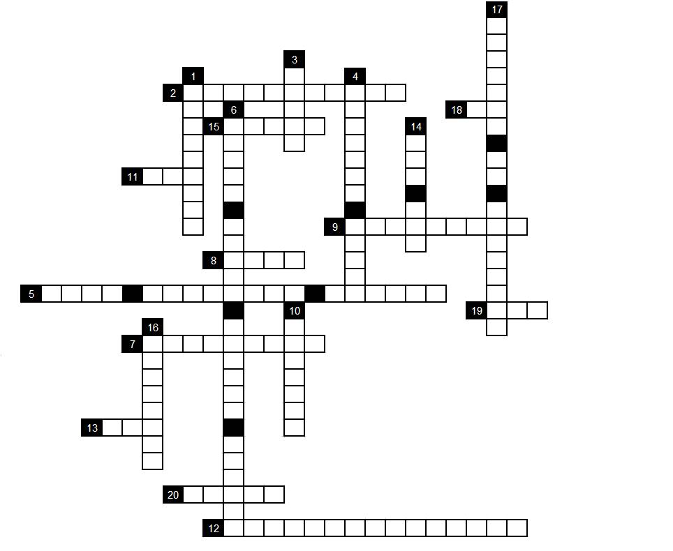 Mantenimiento preventivo y correctivo del PC Crucigrama acerca de la