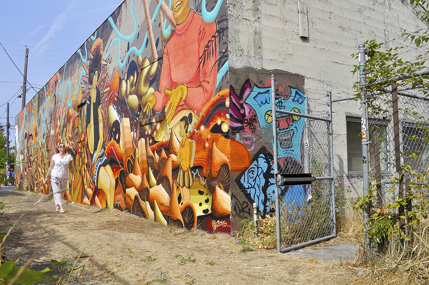 Woodland Shoppers Paradise Portland Street Art