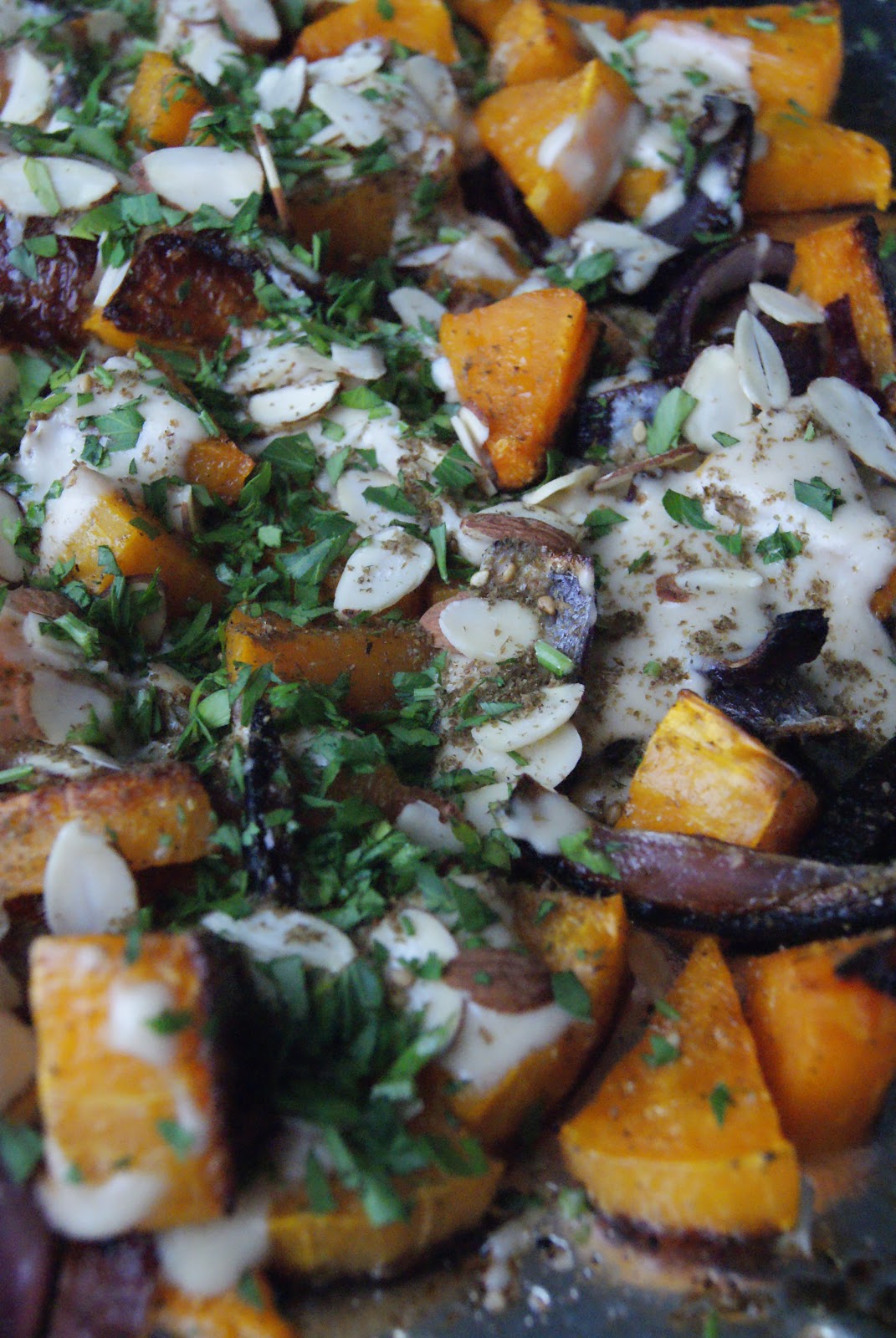 Recipe Swagger Roasted Butternut Squash with Tahini