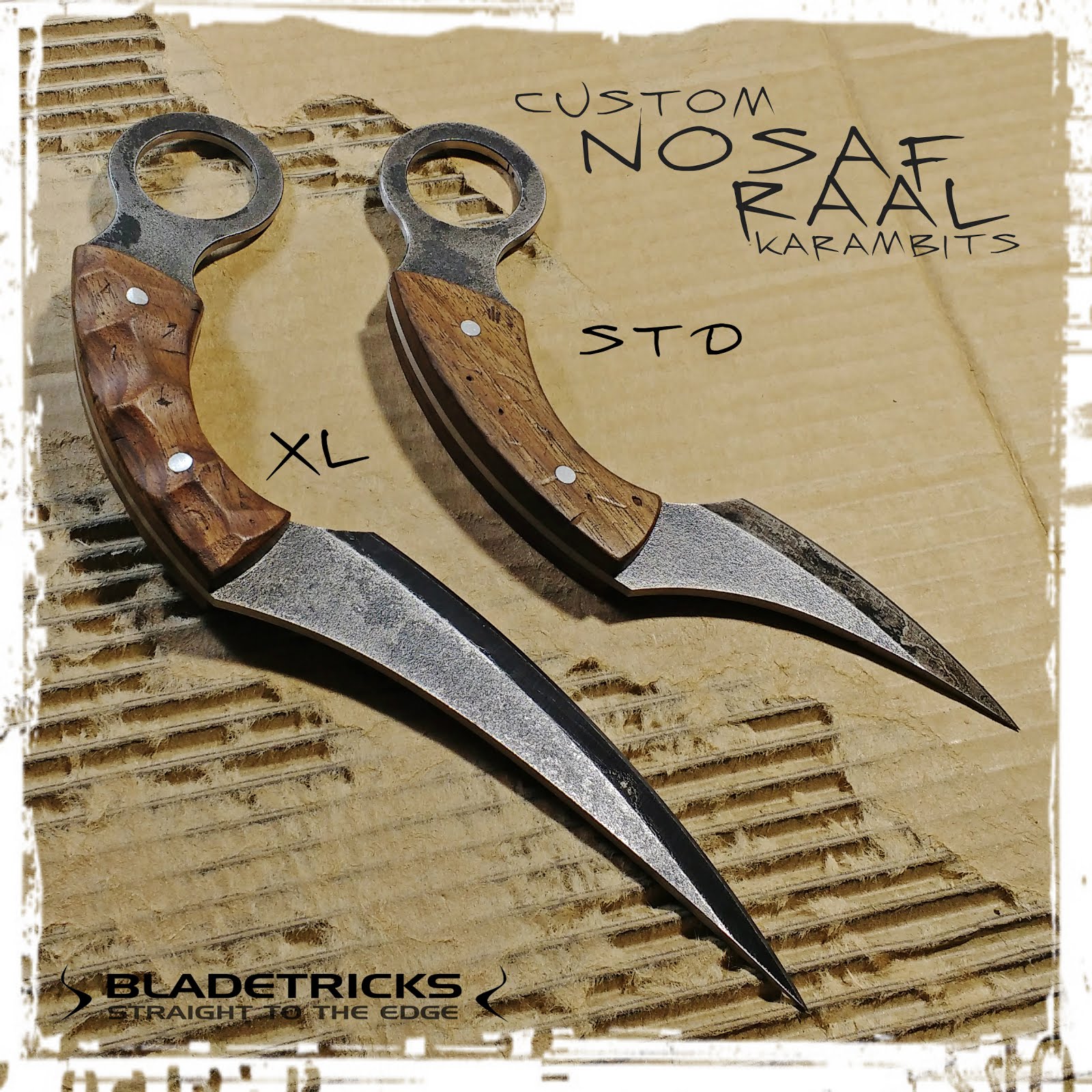 BLADETRICKS CUSTOM KNIFE MAKER KARAMBITS...