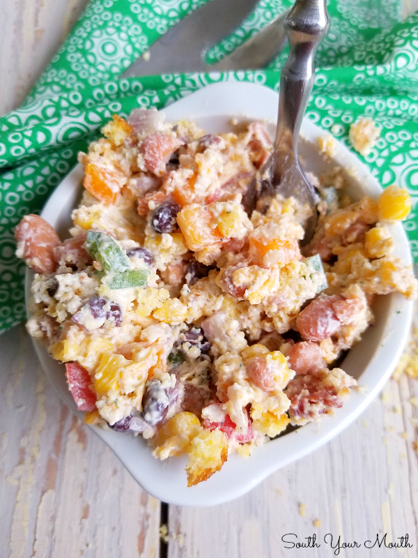 South Your Mouth Confetti Cornbread Salad