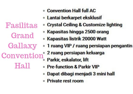 Pengalaman Mempersiapkan Pernikahan di Gedung Bekasi, gedung pernikahan di Bekasi, Bekasi Wedding Exhibition Grand Galaxy Convention Hall Jakarta Event Enterprise