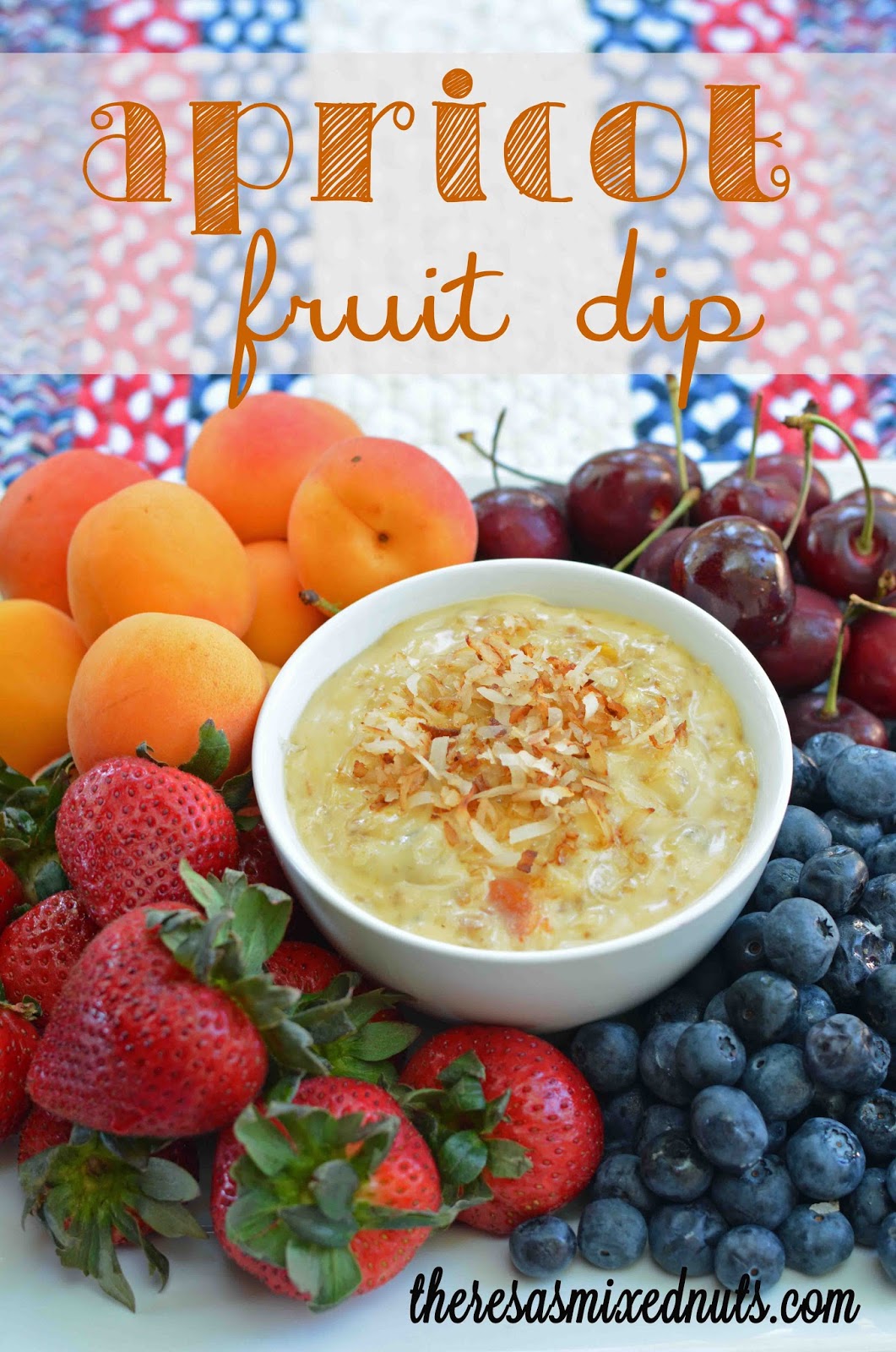Theresa's Mixed Nuts Apricot Fruit Dip