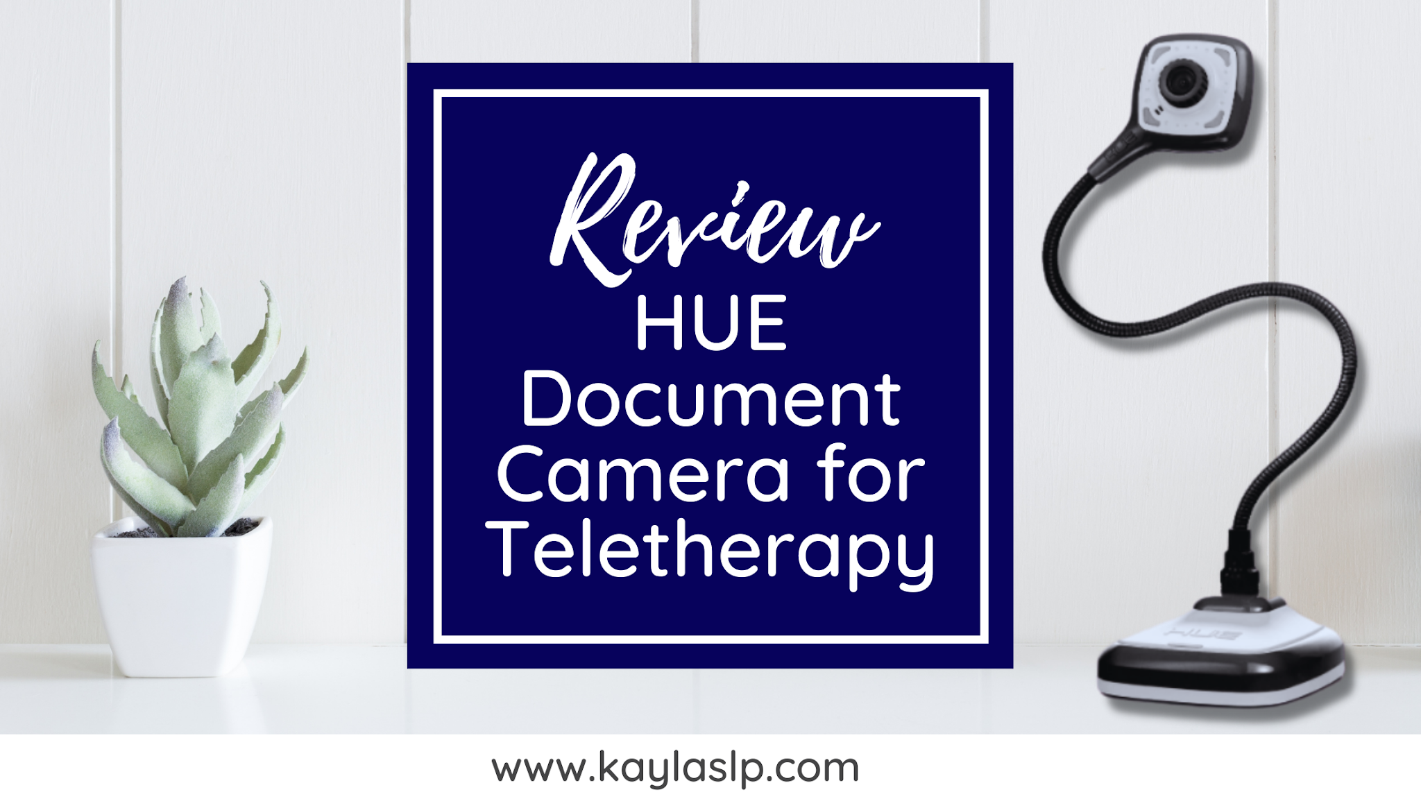 Review HUE Document Camera for Teletherapy