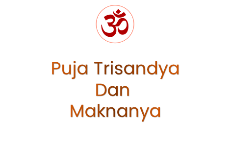 Trisandya atau Puja Trisandya ialah mantram dalam agama Hindu terutamanya untuk umat hindu di Bali serta umat Hindu di Indonesia secara umum. Mantram Trisandya dikerjakan untuk pemujaan 3 (tiga) kali satu hari yakni pagi siang serta sore hari.