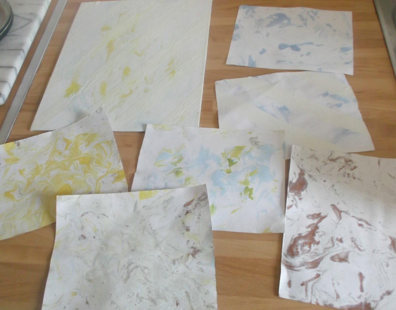 DIY Shaving Foam Marbling Art Whimsical Mumblings