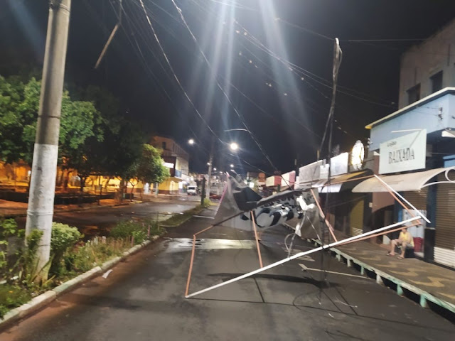 Chuva e ventos fortes causam estragos em Martinópolis e Rancharia Chuva e ventos fortes causam estragos em Martinópolis e Rancharia