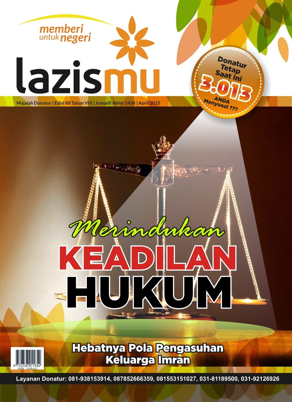 MAJALAH LAZISMU SURABAYA terbit tiap bulan