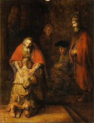Rembrandt van Rijn, The Return of the Prodigal Son, c. 1661–1669. Hermitage Museum, Saint Petersburg