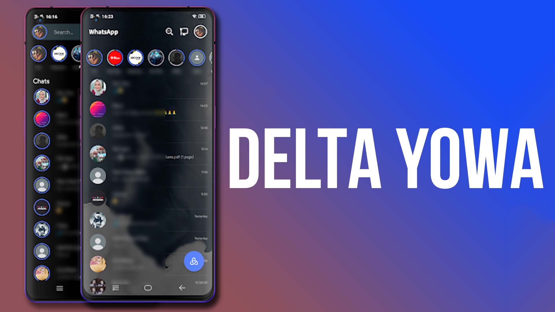 🥇 Delta Yowa for WhatsApp 3.9.1F para Android  Ultima Version  CyanDroid