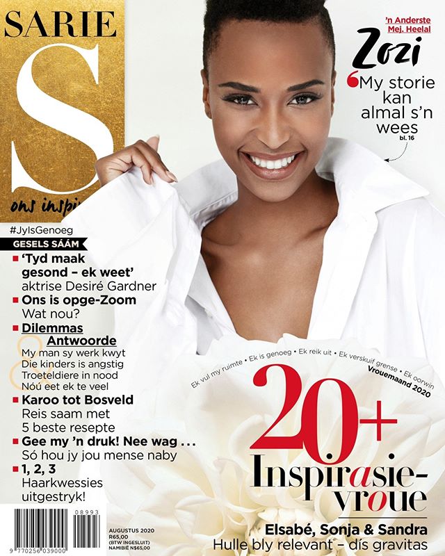 Zozibini Tunzi 'Takes Up Space' On The SARIE Cover For Women's Month!