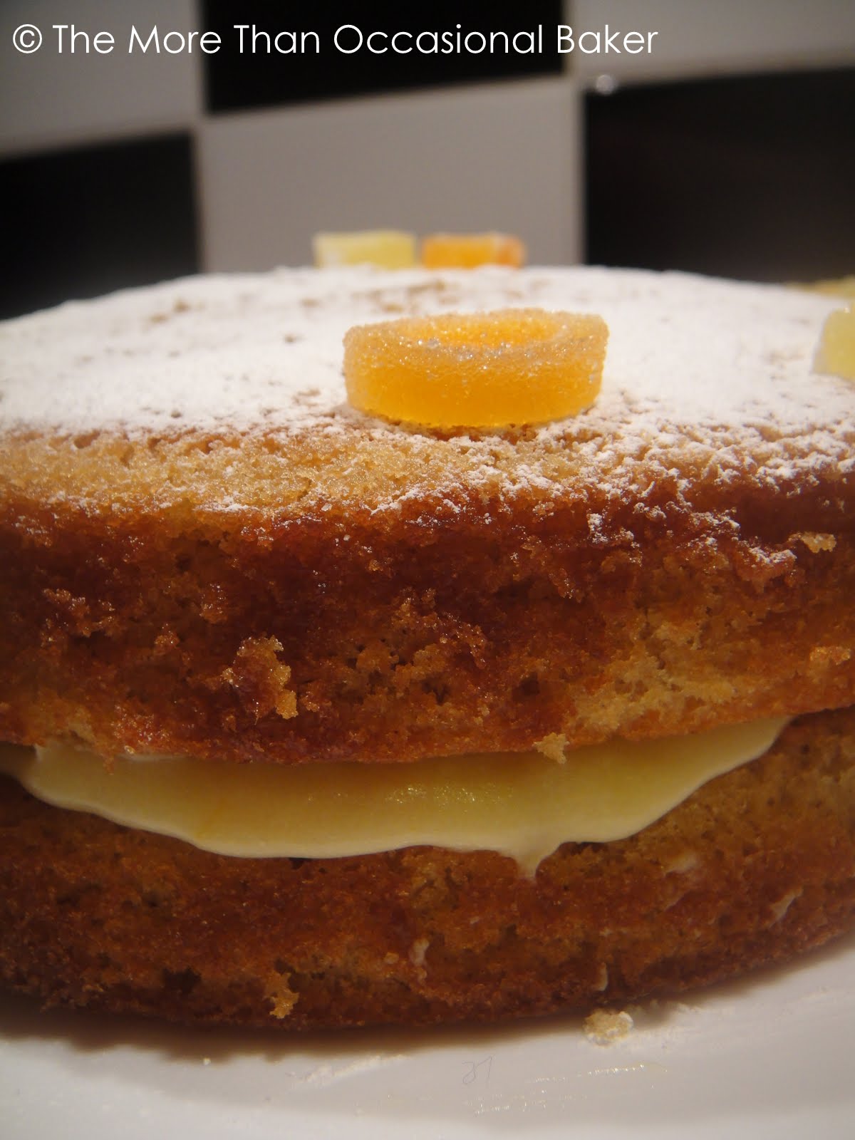 The more than occasional baker Valencia Orange and Lemon Victoria Sponge