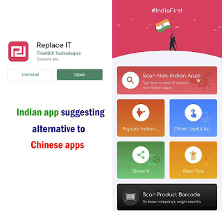 Chinese app alternative in India