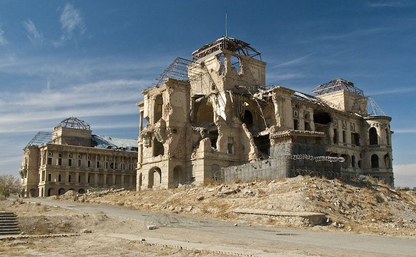Deserted Places The ruins of Darul Aman Palace of Afghanistan