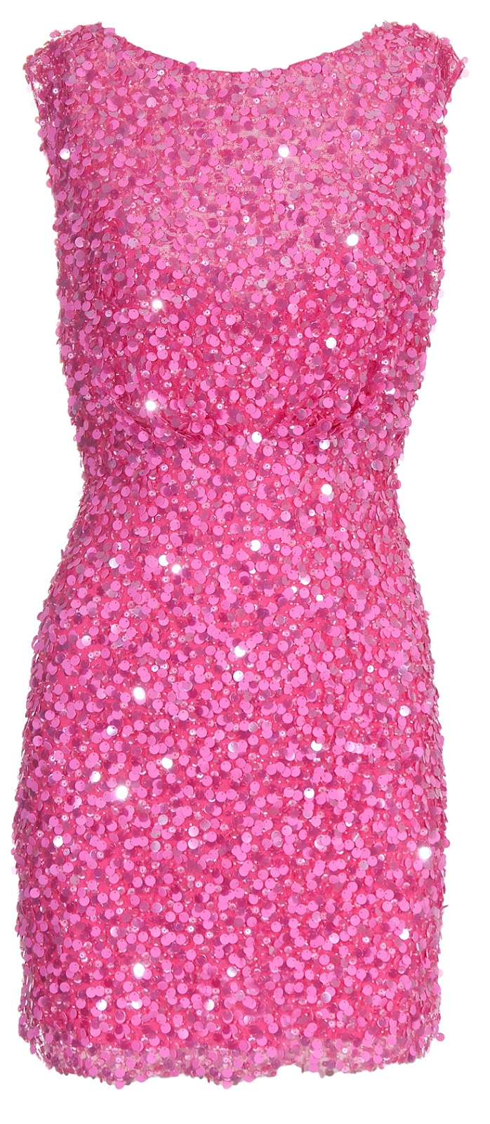 Pink Star Sequined Cocktail Dress Creative Ideas