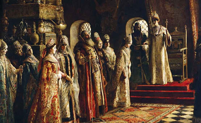 Смотрины у царя Алексея Михайловича