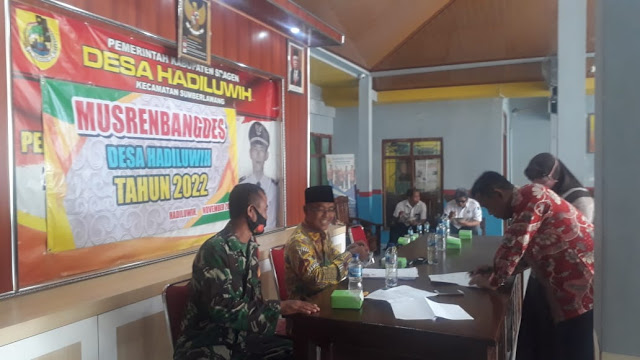 Musrenbangdes 2022, Muspika Siti Nurohmah  Ajak Kades Pacu Pemulihan Ekonomi Sumberlawang